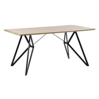 Jídelní stůl 160 x 90 cm světlé dřevo BUSCOT, 242409