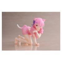 Soška Taito Re:Zero - Desktop Cute Ram (Cat Roomwear Version) 13 cm