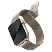 UNIQ Dante ocelový řemínek Apple Watch 46/45/44/42mm starlight