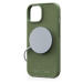 NJORD Suede MagSafe kryt iPhone 15 olivový