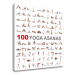 Motivační obraz na zeď 100 Yoga asanas
