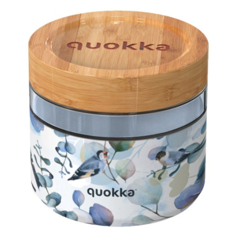 QUOKKA - Skleněná nádoba na jídlo BLUE NATURE, 820ml, 40130