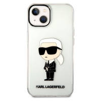Zadní kryt Karl Lagerfeld IML Ikonik NFT pro Apple iPhone 14 Plus, transparentní