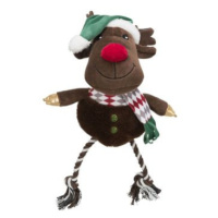 Vánoční Hračka Xmas Reindeer Plyš/bavlna 49cm