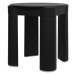 Sapho COLORED koupelnová stolička 37x39x37cm, ABS, černá mat