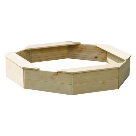 Dřevěné pískoviště osmihranné T-Wood