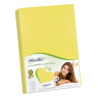 Bellatex Jersey - 180 × 200 cm - žlutá