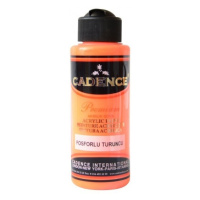 Akrylová barva Cadence Premium 70 ml - fluorescent orange neon oranžová Aladine