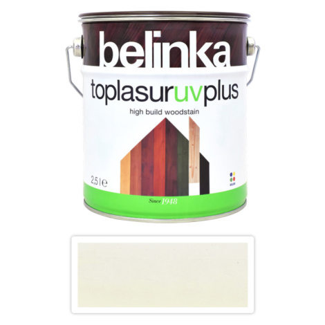 BELINKA Toplasur UV Plus - silnovrstvá lazura 2.5 l Bílá 11