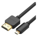 UGREEN HD127 micro HDMI - HDMI 4K 3D 1m kabel (černý)