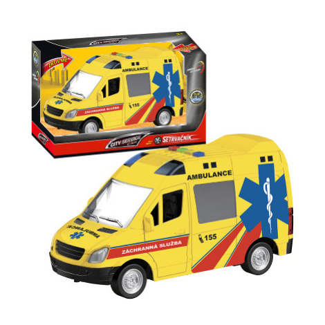 CITY SERVICE CAR - Ambulance na setrvačník 1:16 Sparkys