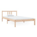 Rám postele masivní dřevo 100 × 200 cm, 814874