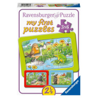 Ravensburger Puzzle 051380 Malá zahradní zvířata 3x6 dílků