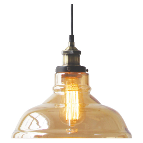 ACA Lighting Vintage závěsné svítidlo KS1295PAM1BK