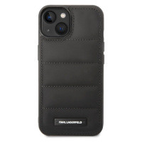 Pouzdro Karl Lagerfeld Quilted Puffy Metal Logo iPhone 14 Plus - černé