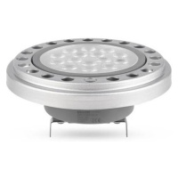 LED Žárovka AR111 G53/12W/12V 4000K stříbrná 30°