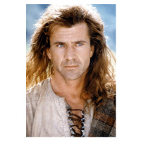Umělecká fotografie Mel Gibson, Braveheart, 1995, (26.7 x 40 cm)