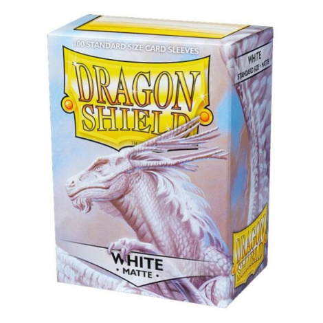 Dragon Shield Standard Sleeves - Matte White (100 sleevů)