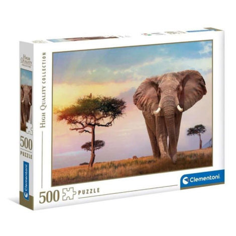 Clementoni Puzzle - Africký západ slunce, 500 dílků - Clementoni