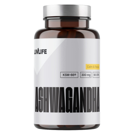 Livlife Ashwagandha KSM-66 300 mg 90 kapslí