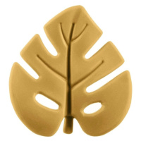 Silikonové kousátko Leaf, Mustard Yellow