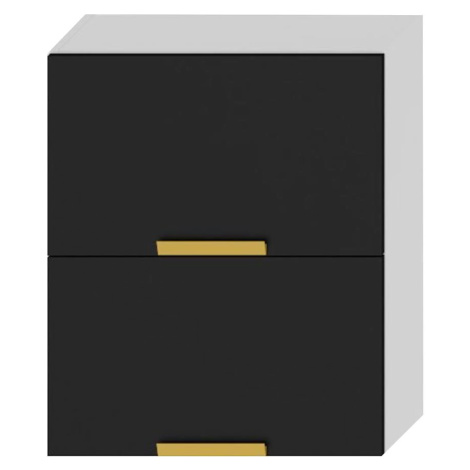 Kuchyňská Skříňka Denis W60grf/2 černá mat continental/bílá BAUMAX