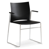 RIM - Konferenční židle WEB 100 s plastovým sedákem a područkami