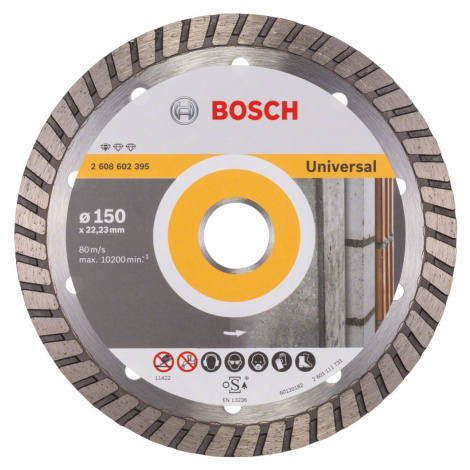 Diamantový kotouč turbo Bosch Standard for universal 150 mm 2608602395