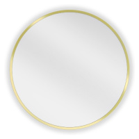 MEXEN Loft zrcadlo 30 cm, zlatý rám 9850-030-030-000-50