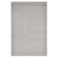 Krémový vlněný koberec 200x300 cm Calisia M Grid Rim – Agnella