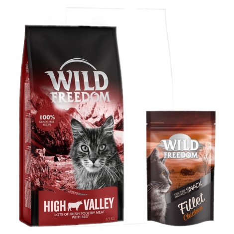 Wild Freedom 6,5 kg + Wild Freedom Filet Snacks kuřecí 100g zdarma - Adult "Farmlands" - Drůbeží