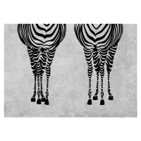 Ilustrace Sexy Zebras, Martina Pavlova, 40 × 30 cm