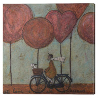 Obraz na plátně Sam Toft - Love is All Around, 2 cm - 40×40 cm