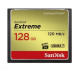 SanDisk Compact Flash Card 128GB Extreme (R:120/W:85 MB/s UDMA7)