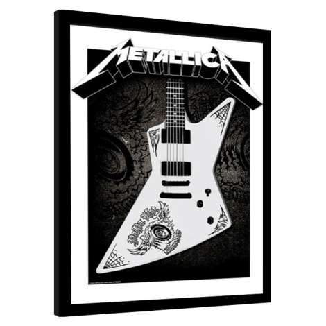 Obraz na zeď - Metallica - Papa Het Guitar, 34 × 44.2 cm ABY STYLE