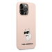 Zadní kryt Karl Lagerfeld Liquid Silicone Choupette NFT pro Apple iPhone 13 Pro Max, pink