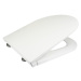 Samozavírací WC sedátko slim, duroplast, bílé, s odnímatelnými panty CLICK CSS113S