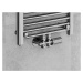 MEXEN/S G05 úhlová termostatická souprava pro radiátor/středová + krycí rozeta S, Duplex, DN50, 