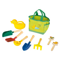 Playtive Dětská taška se zahradním náčiním (zelená)