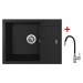 Sinks AMANDA 650 Granblack + Flexia AMANDA 650 Granblack + Flexia