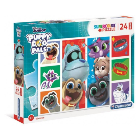 Clementoni: Puzzle 24 ks Maxi Super Color Puppy Dog Pals