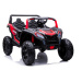 mamido Elektrické autíčko Buggy UTV Strong 24V nafukovací kola červené