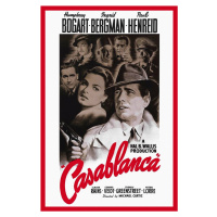 Obrazová reprodukce Casablanca (Vintage Cinema / Retro Theatre Poster), (26.7 x 40 cm)