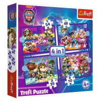 TREFL Puzzle Tlapková patrola Hrdinové 4v1