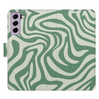 iSaprio Flip pouzdro Zebra Green 02 pro Samsung Galaxy S21 FE 5G