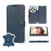 Pouzdro Mobiwear pro Xiaomi Poco C75 Blue Leather