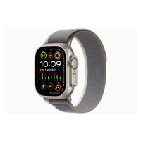 Apple Watch Ultra 2/49mm/Titan/Sport Band/Green-Grey Trail/-S/M