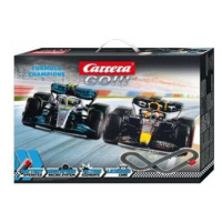 Autodráha Carrera GO!!! 63518 F1 4,3m + 2 auta na baterie  v krabici 54x36x7cm