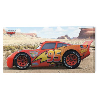 Obraz na plátně Cars - Lightning Mcqueen Sideshot, 2 - 40×40 cm