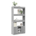 vidaXL Skříň highboard šedá sonoma 92 x 33 x 180 cm kompozitní dřevo